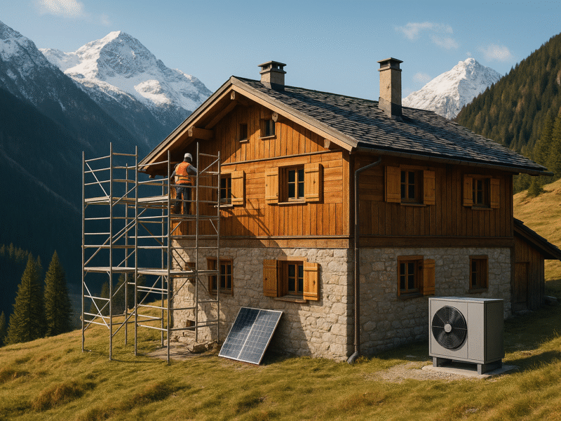 Energetische Sanierung in den bayerischen Alpen: Zukunftssichere Lösungen für Berghäuser und Hütten vor neuen Gesetzen und Förderprogrammen