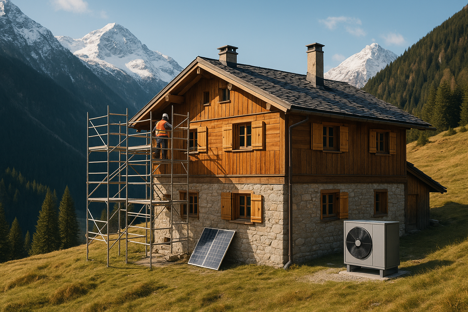 Energetische Sanierung in den bayerischen Alpen: Zukunftssichere Lösungen für Berghäuser und Hütten vor neuen Gesetzen und Förderprogrammen