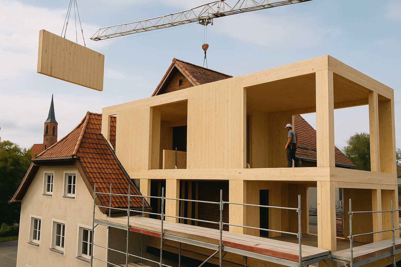 Holzbau in Bayern: Innovative Sanierungskonzepte als Antwort auf steigende Energiepreise und neue Baugesetze