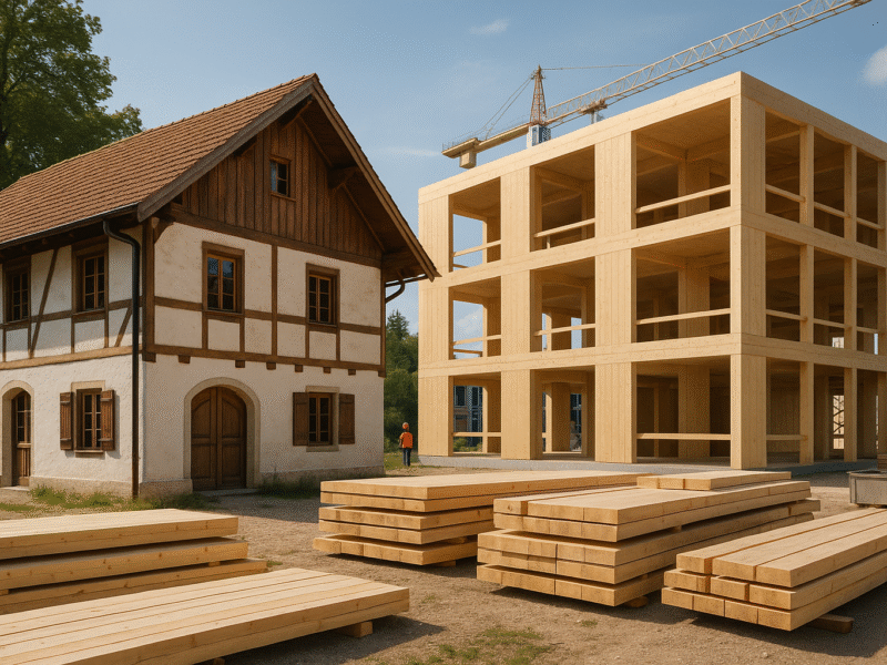 Holzbau in Bayern: Wie nachhaltige Sanierung durch moderne Technologien und neue Vorschriften die Bauwirtschaft revolutioniert