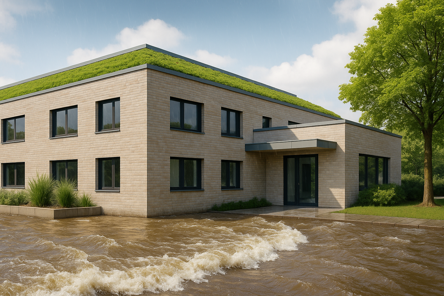 Klimaangepasste Sanierung in Bayern: Wie Bauunternehmen auf Starkregen und Überhitzung reagieren und Werte sichern können