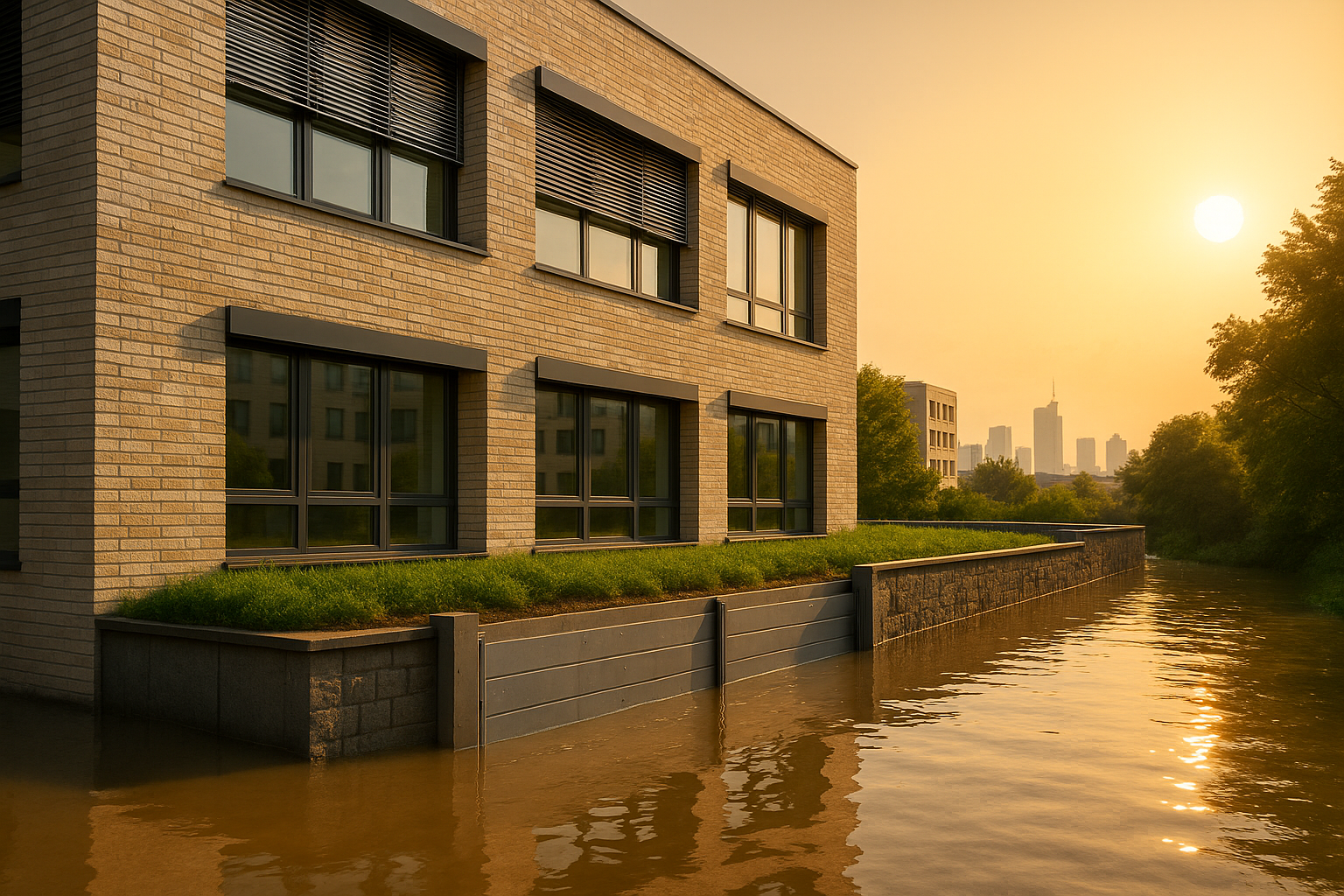 Klimaangepasste Sanierung in Bayern: Investitionssicherheit durch integrierten Starkregen- und Hitzeschutz für Bauprojekte sichern