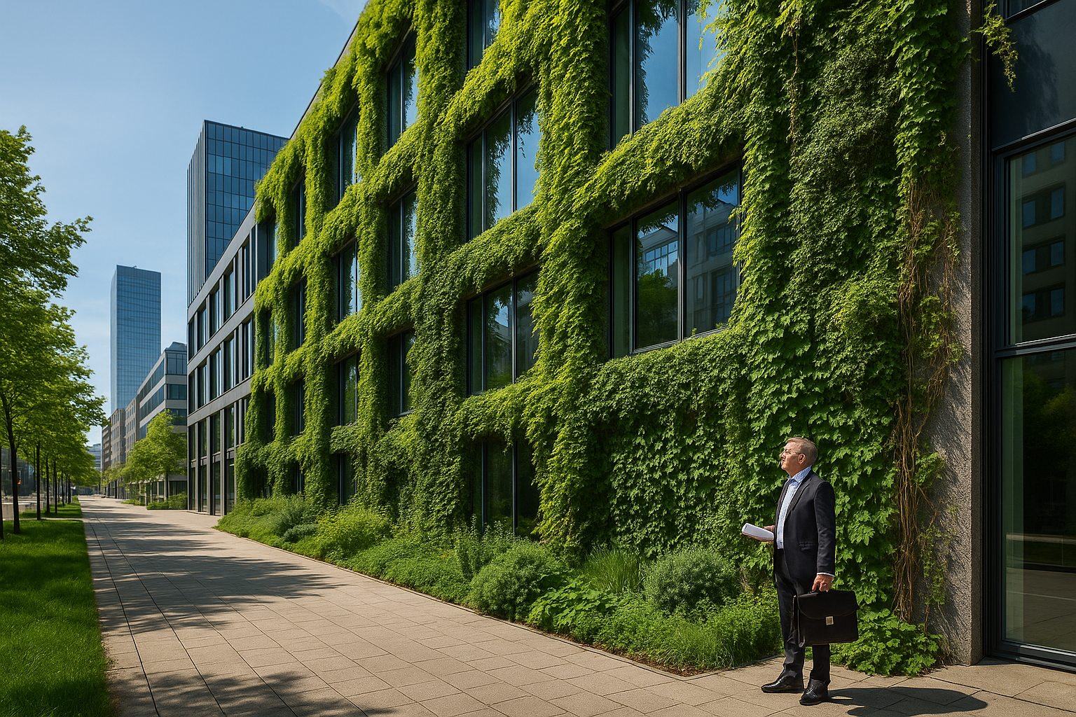 Strategische Fassadenbegrünung in München: Neue Technologien, Regulierung und wirtschaftliche Vorteile für Bauunternehmen in Bayern