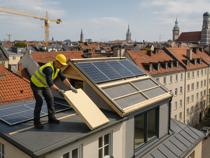 Energetische Nachrüstung im Altbau: Chancen der Wohnraumverdichtung in Bayerns Städten für Bauunternehmen und Kommunen