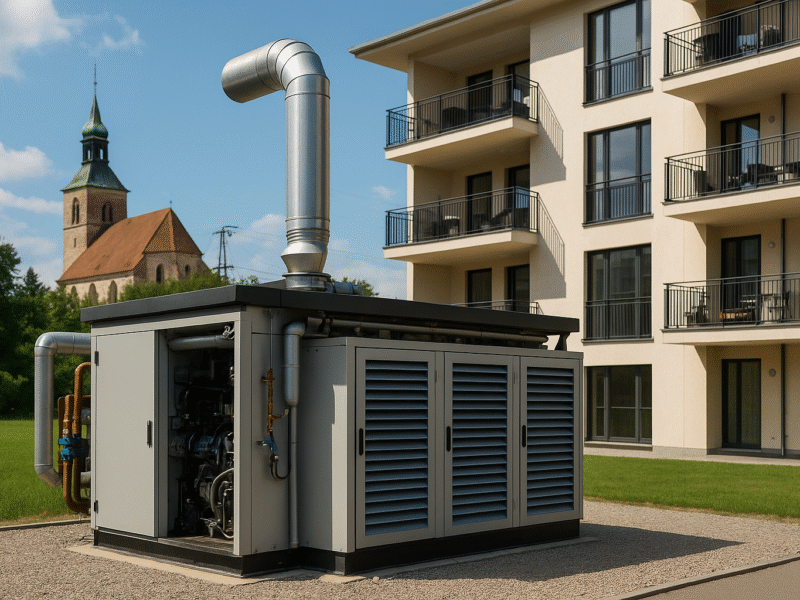 Blockheizkraftwerke in Bayern: Wirtschaftlichkeit und Klimaschutz für Mehrfamilienhäuser und Gewerbe durch neue Förderung und innovative Technik