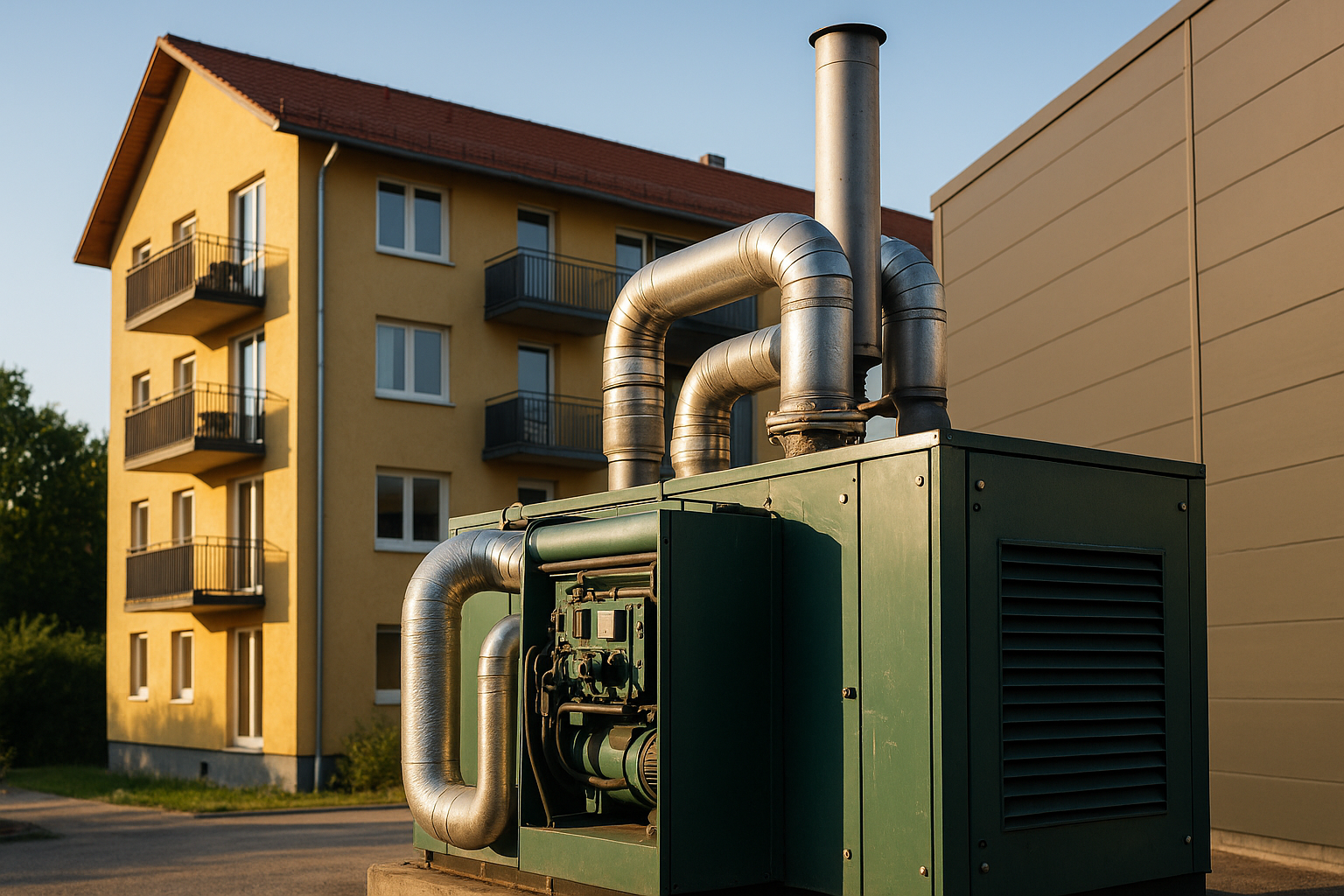 Blockheizkraftwerke in Bayern: Effiziente Energielösung für Mehrfamilienhäuser und Gewerbe sichert Zukunft und spart Kosten