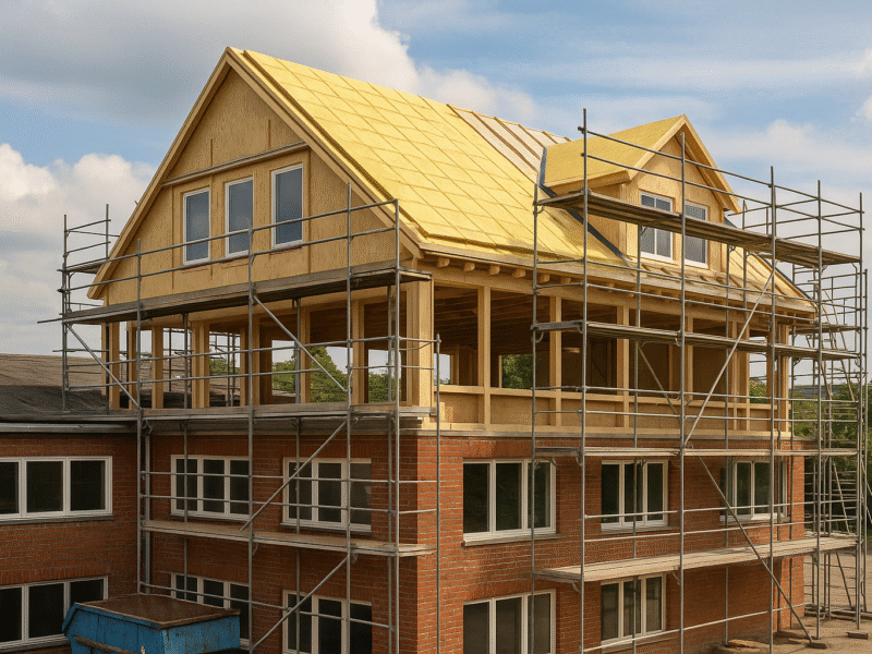 Dachaufstockung und Dämmung in Bayern: Neue GEG-Vorgaben als Chance für Bauunternehmen und Behörden zur Steigerung der Energieeffizienz und Vermietungserlöse