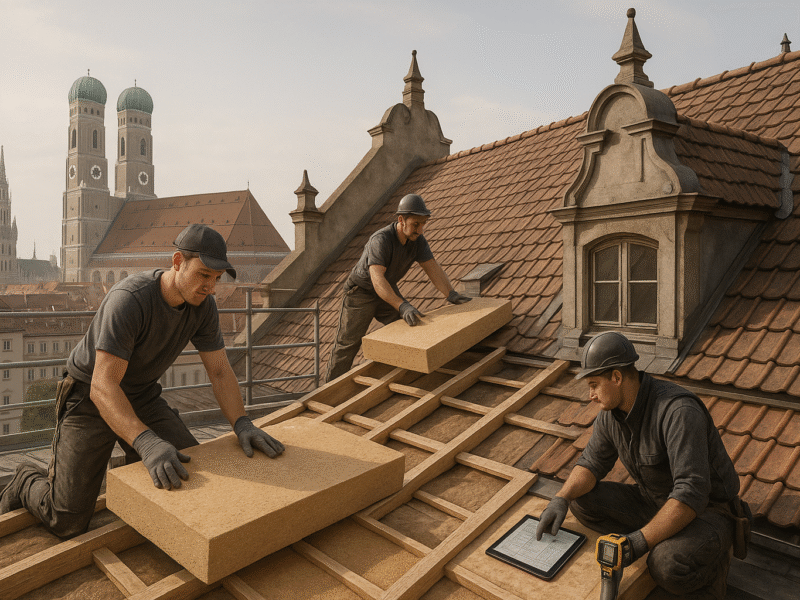 Dachdämmung bei denkmalgeschützten Gebäuden in München: So sichern Eigentümer Energieeffizienz und Wertsteigerung trotz neuen Gesetzen