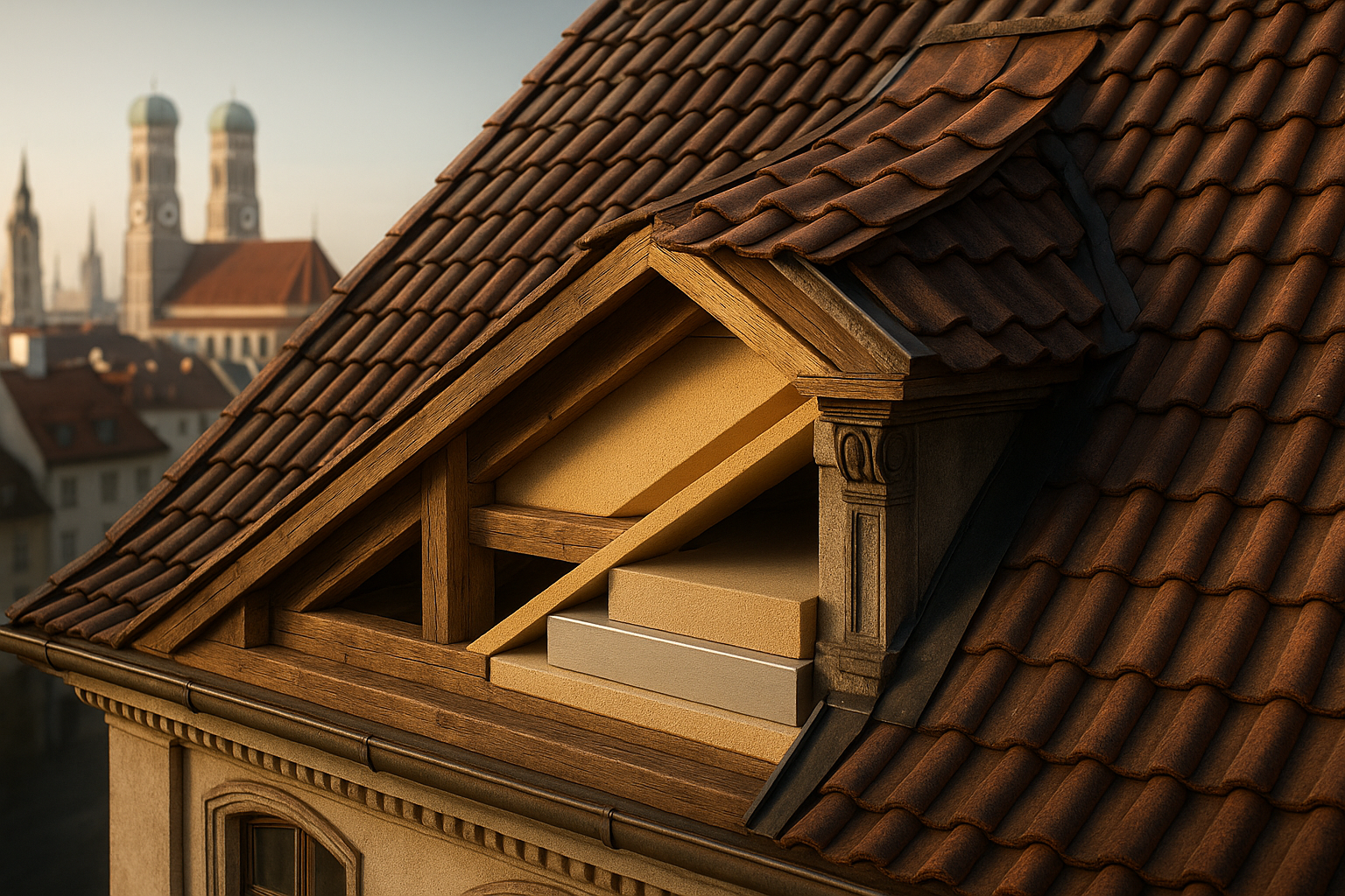 Dachdämmung von denkmalgeschützten Gebäuden in München: Neue Gesetze und Chancen für Bauunternehmen und Eigentümer in Bayern