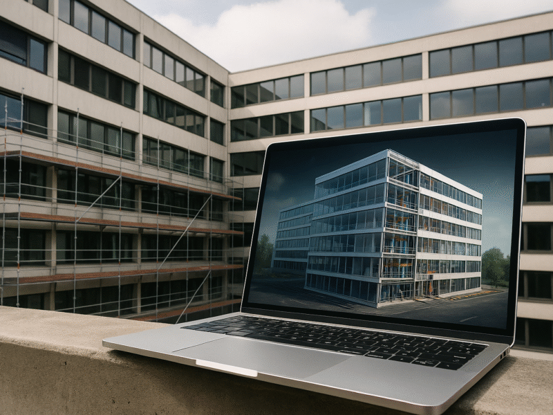 Digitaler Zwilling Bau: Wie die Virtuelle Gebäudeplanung die Sanierung in Bayern revolutioniert und die Bauwirtschaft fit für die Zukunft macht