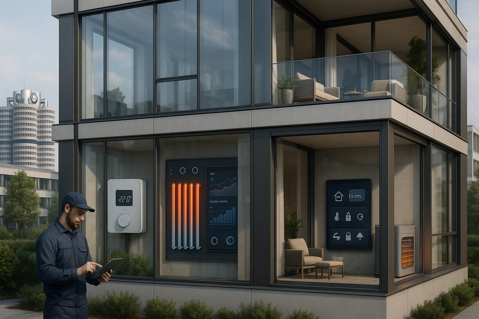 Digitalisierung der Heiztechnik: Wie Smart Heating Systeme Bauprojekte in Bayern zukunftssicher machen und CO₂-Emissionen senken