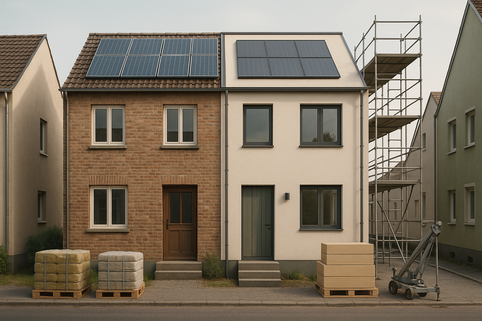 Energetische Sanierung von Reihenhäusern in Bayern: Chancen und Herausforderungen für eine zukunftssichere Bauwirtschaft