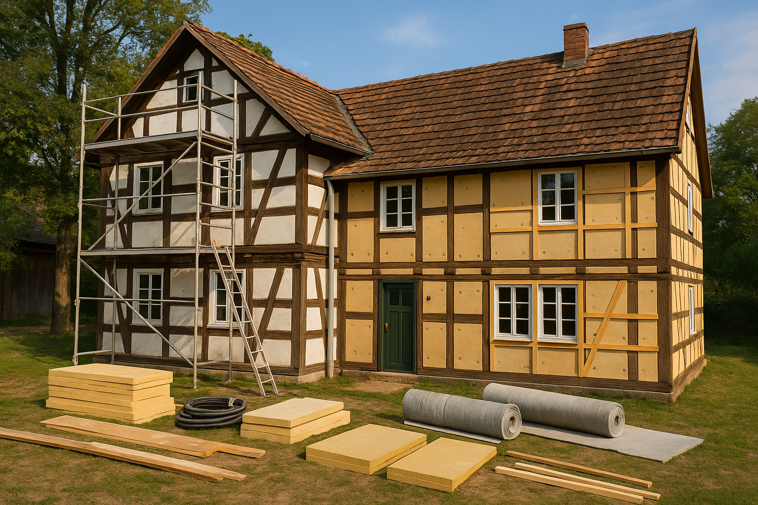 Energetische Sanierung von Fachwerk- und Holzrahmenbauten in Bayern: Chancen für Bauunternehmen und Investoren mit Blick auf neue GEG-Vorgaben