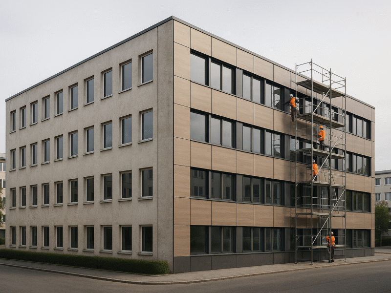 Fassadensanierung in Bayern: Vorhangfassaden als Schlüssel zur Effizienz und Wertsteigerung für Gewerbeimmobilien