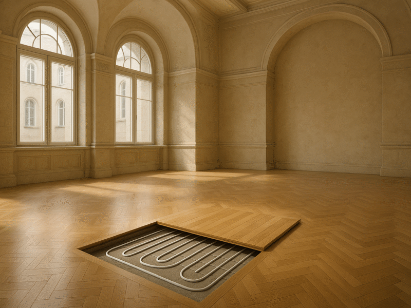 Fußbodenheizung im Denkmalschutz: Neue Möglichkeiten und Herausforderungen für Bauprojekte in Bayern