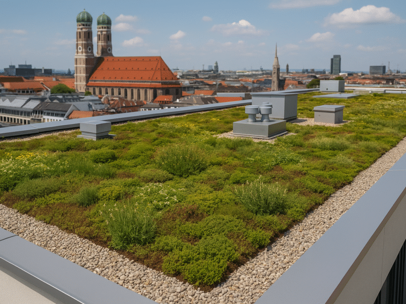 Gründach Dämmung in Bayern: Neue EU-Vorgaben und Münchner Maßnahmen revolutionieren die Bauwirtschaft ab 2024