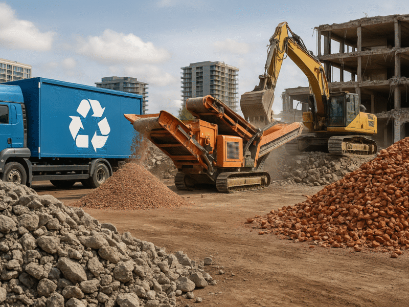 Kreislaufwirtschaft im Bau: Neue Gesetze in Bayern setzen Maßstäbe für Recycling und Nachhaltigkeit in der Bauwirtschaft