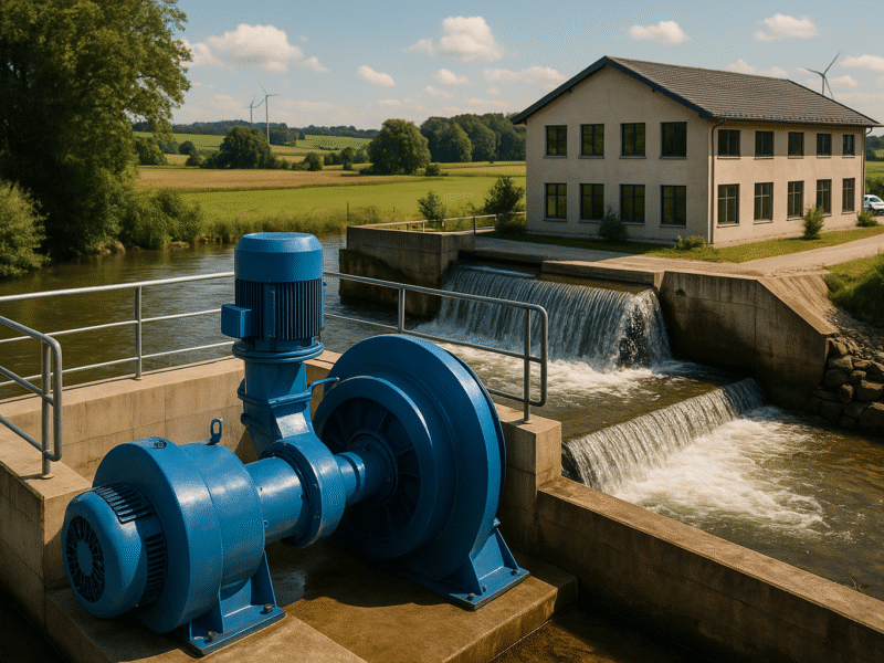 Mikro-Wasserkraftanlage in Bayern: Die neue Energielösung für Bauunternehmen und Facility-Manager zur Kostenreduktion und Einhaltung von Klimastrategien