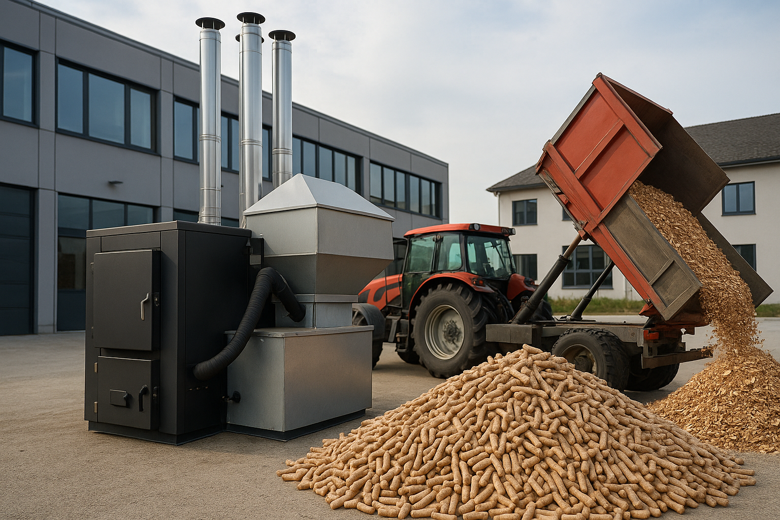Moderne Biomasse-Heizsysteme in Bayern: Neue Gesetze fordern effiziente Projekte für CO₂-arme Wärmewende in der Bauwirtschaft