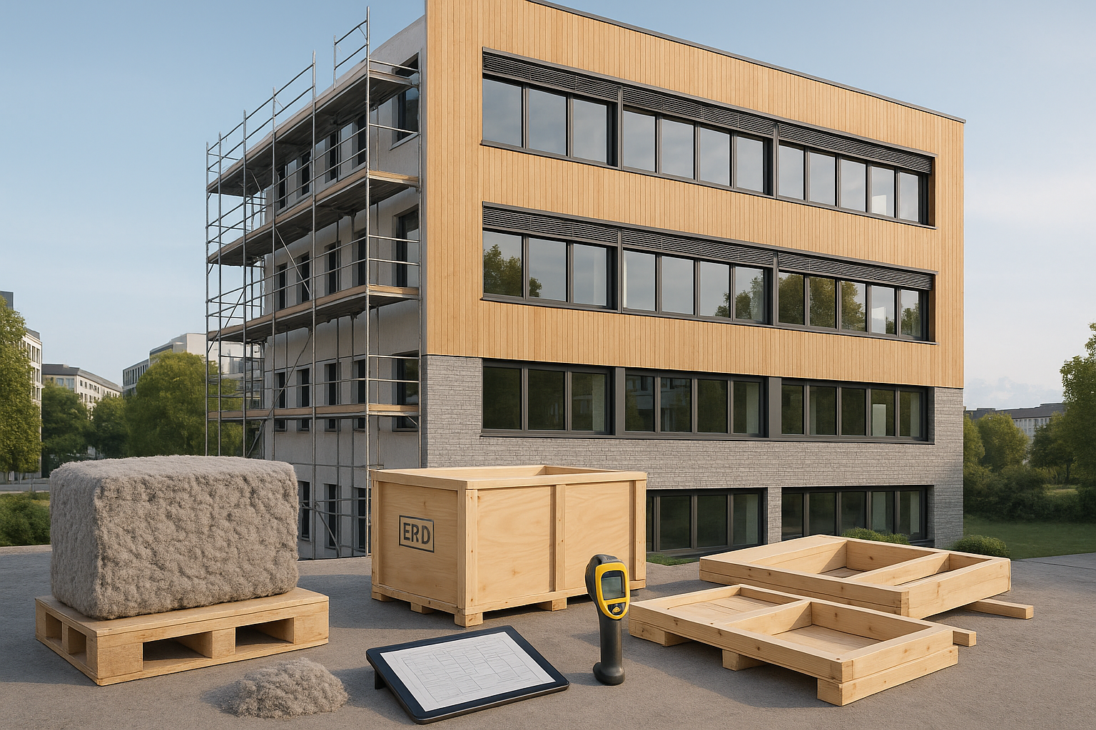 Nachhaltige Baustoffe in der Sanierung: Wettbewerbsfähigkeit für Gewerbeimmobilien im Münchener Raum sichern