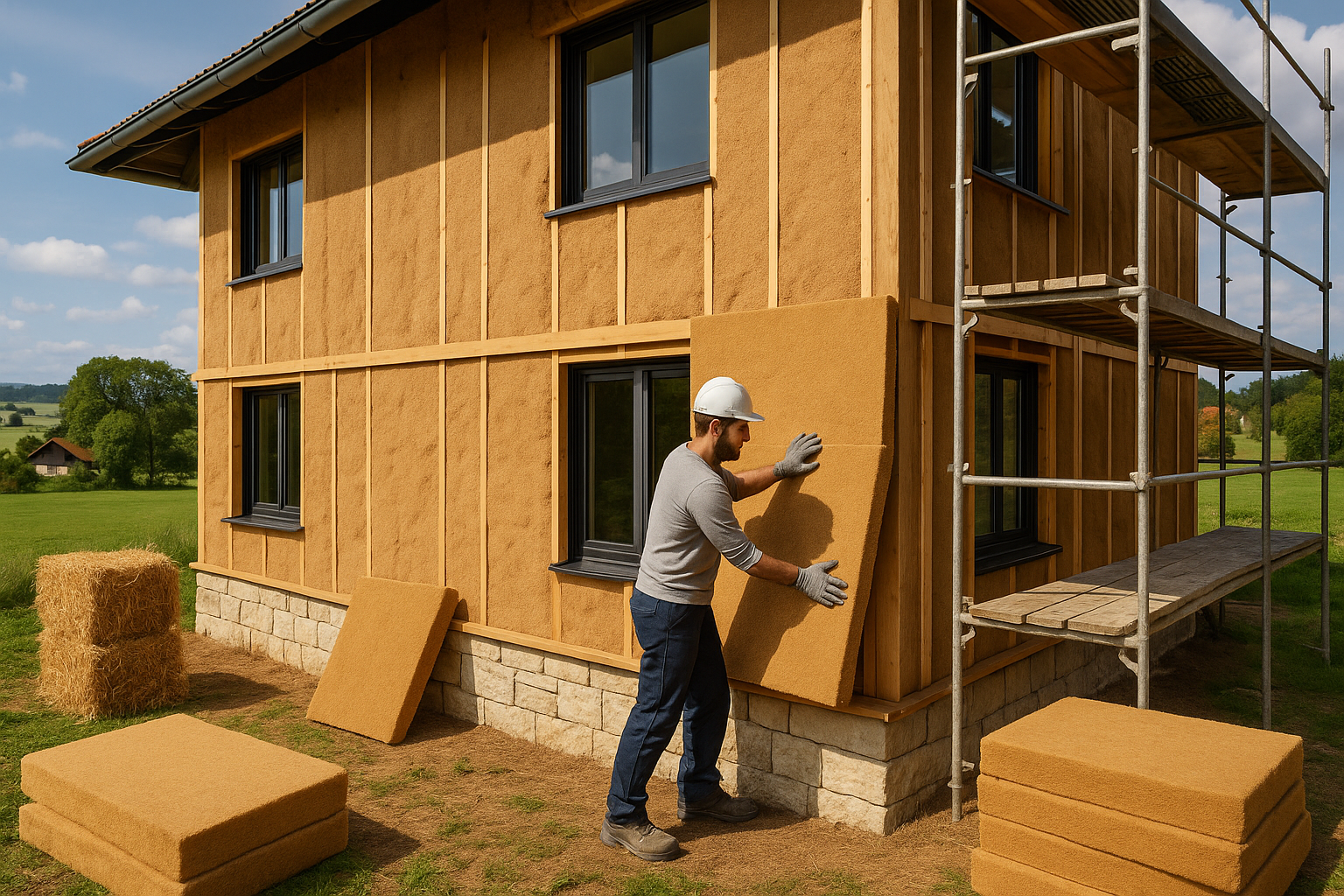 Nachhaltige Dämmung in Bayern: Wie regionale Naturmaterialien für ökologische Projekte Kosten senken und ESG-Kriterien erfüllen