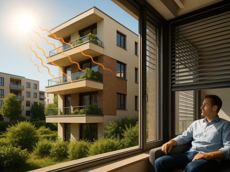 Passivkühlung in Bayern: Wie Bauunternehmen mit innovativen Lösungen Energiekosten senken und den sommerlichen Wärmeschutz verbessern können