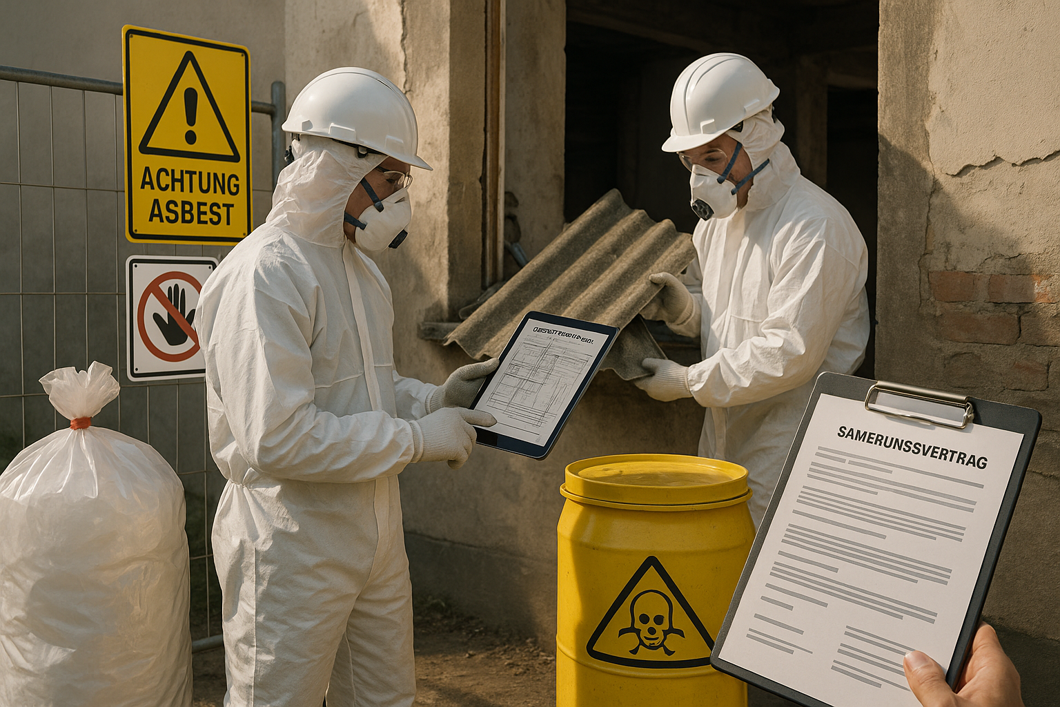 Pflichten zur Asbest- und Schadstoffsanierung in Bayern: Neue Gesetze erfordern sofortige Maßnahmen von Bauunternehmen und Behörden