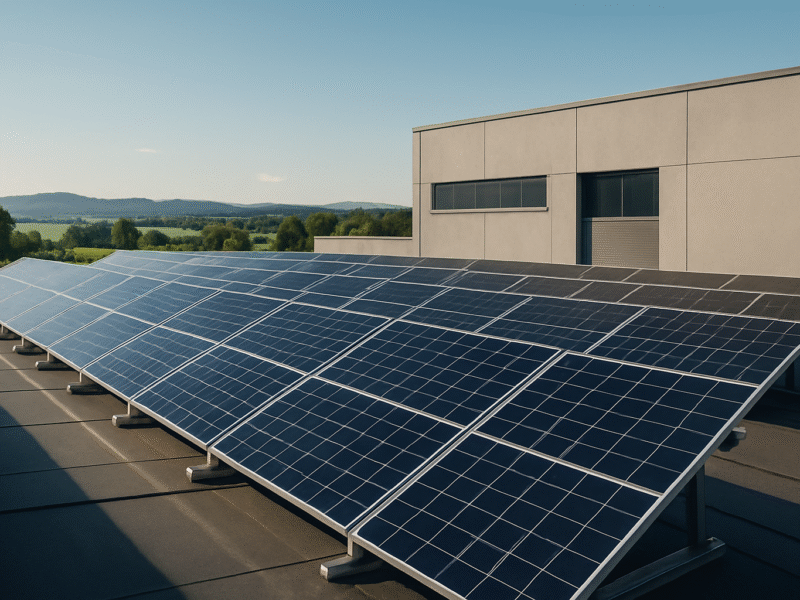 Photovoltaik auf Gewerbedächern in Bayern: Neue gesetzliche Vorgaben revolutionieren die Bauwirtschaft und senken Energiekosten nachhaltig