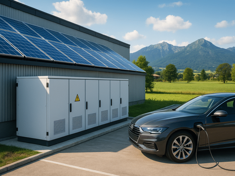 Photovoltaik und Speicherintegration in Bayern: Neue Gesetze ebnen den Weg für effiziente Ladeinfrastruktur in der Bauwirtschaft