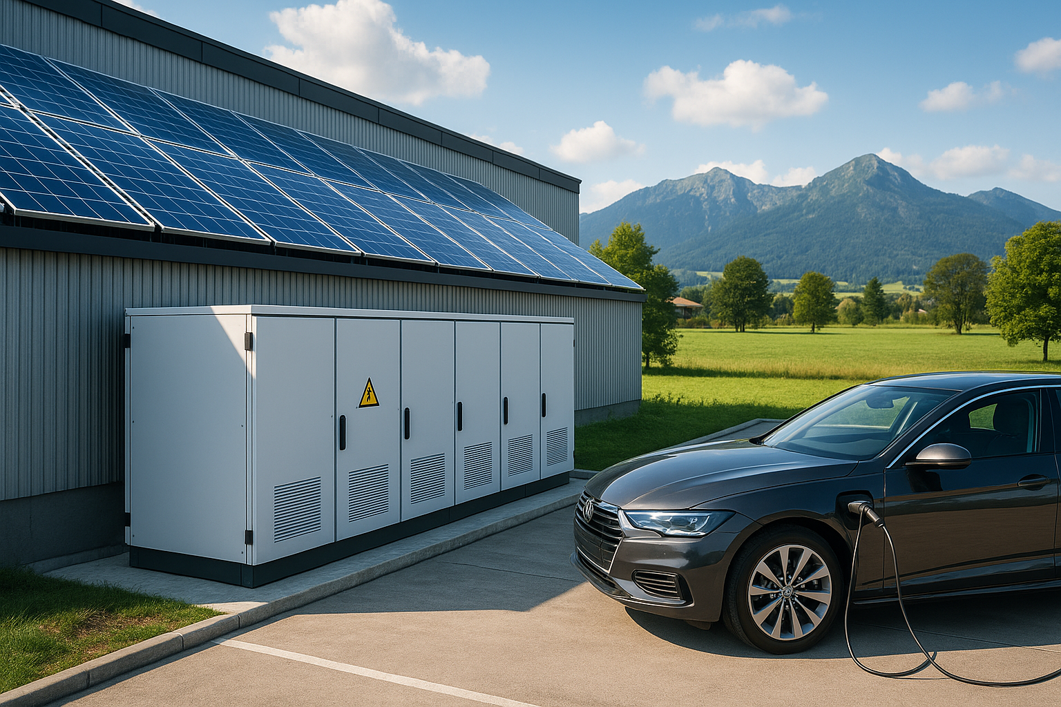 Photovoltaik und Speicherintegration in Bayern: Neue Gesetze ebnen den Weg für effiziente Ladeinfrastruktur in der Bauwirtschaft