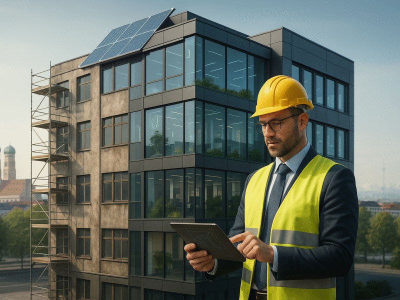 Schlüsselfertige Sanierung in München: Wie Unternehmen mit neuen Energiegesetzen Bauprojekte zukunftssicher gestalten können