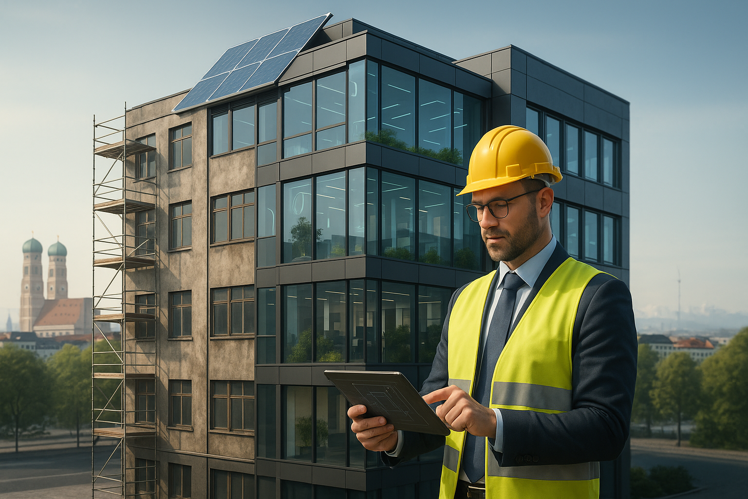 Schlüsselfertige Sanierung in München: Wie Unternehmen mit neuen Energiegesetzen Bauprojekte zukunftssicher gestalten können