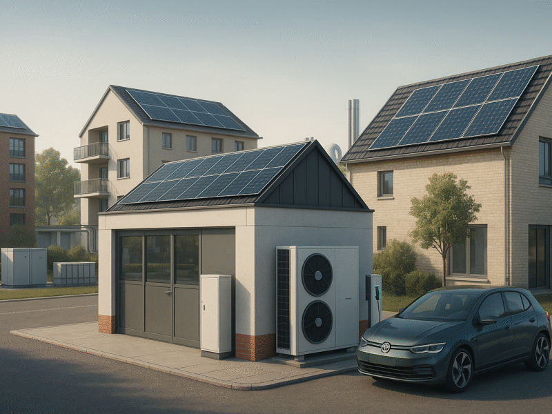 Sektorkopplung in Bayern: Integrierte Energie- und Mobilitätskonzepte revolutionieren die Bauwirtschaft und senken Kosten erheblich