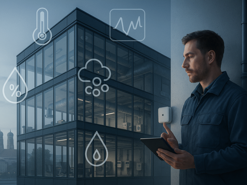Sensorik für Gebäudediagnose: So optimieren Bauprojekte in Bayern ihre Energieeffizienz und erfüllen neue gesetzliche Anforderungen