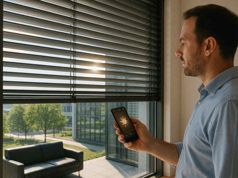 Smarte Jalousien und Rollläden in Bayern: Effiziente Lösungen für nachhaltiges Bauen und reduzierten Energieverbrauch im Gewerbe- und Wohnungsbau