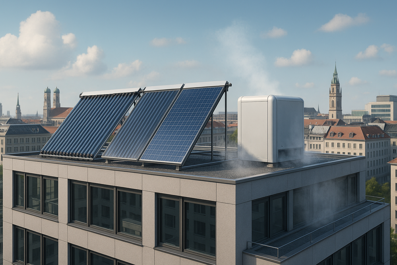 Solare Kühlung in Bayern: Innovative Lösungen für Gewerbeimmobilien im Großraum München sichern langfristige Energieeffizienz und erfüllen neue Klimaziele