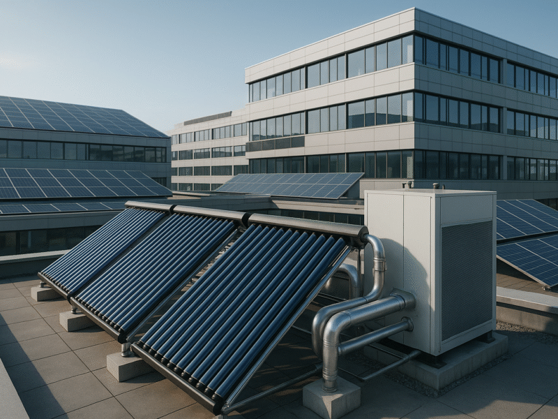 Solare Kühlung für Gewerbeimmobilien in Bayern: Innovative Technologien und Praxisbeispiele zur Reduzierung von Betriebskosten und CO₂-Emissionen