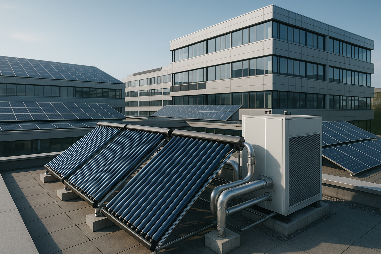 Solare Kühlung für Gewerbeimmobilien in Bayern: Innovative Technologien und Praxisbeispiele zur Reduzierung von Betriebskosten und CO₂-Emissionen