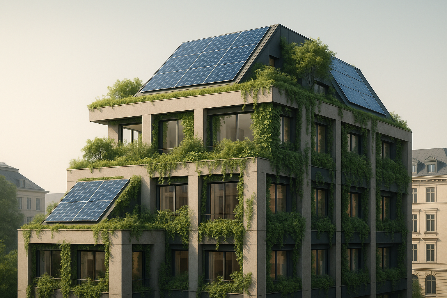 Nachhaltige Sanierungsstrategien in Bayern: Kombiniertes Urban Gardening und Energiesparmaßnahmen setzen neue Standards für Gewerbe- und Luxusimmobilien in München