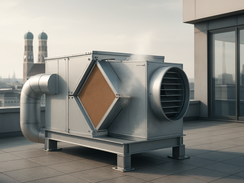Wärmerückgewinnung aus Abluftanlagen: Schlüsseltechnologie zur Kostenreduktion und Einhaltung von ESG-Zielen für Gewerbeimmobilien in München