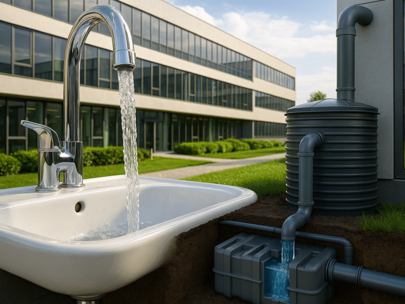 Wassersparsysteme und Regenwassernutzung in Bayern: So optimieren Bauunternehmen Kosten und Nachhaltigkeit im neuen Gebäudekonzept