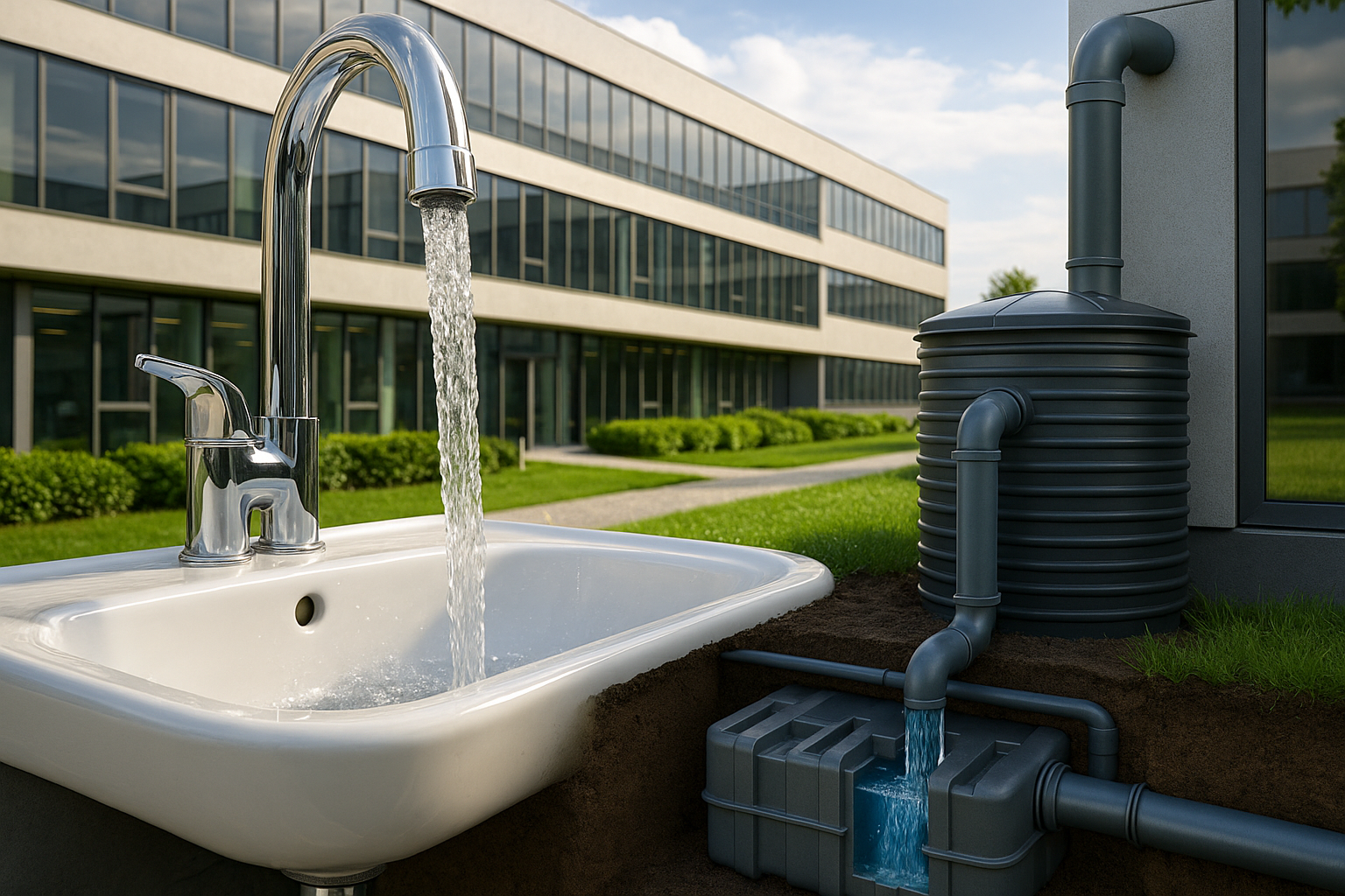 Wassersparsysteme und Regenwassernutzung in Bayern: So optimieren Bauunternehmen Kosten und Nachhaltigkeit im neuen Gebäudekonzept