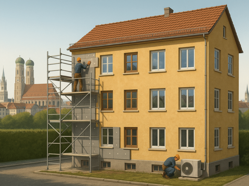 Energieeffiziente Altbausanierung in München: Strategien zur Wertsteigerung und Kostensenkung für Mehrfamilienhäuser in Bayern