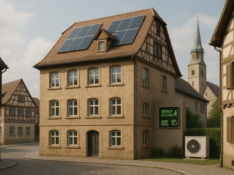 Energieeffizienz in denkmalgeschützten Gebäuden: Aktuelle Gesetze und Fördermöglichkeiten für Bauprojekte in Bayern