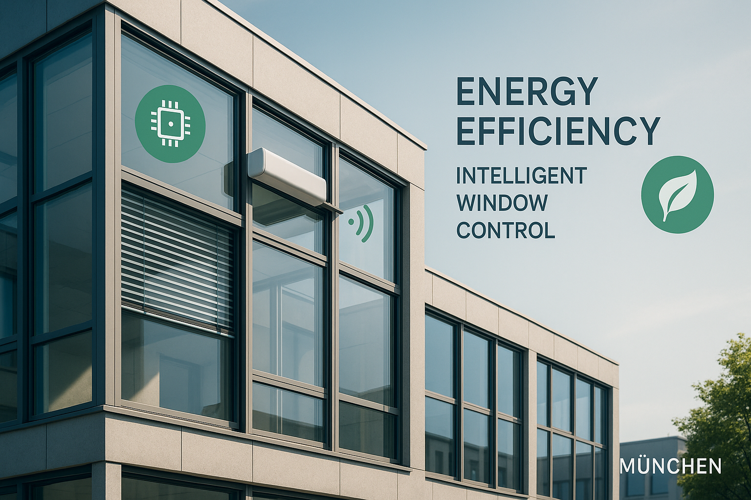 Smartes Bauen in Bayern: Intelligente Fenstersteuerung als Schlüssel zur Energieeffizienz und regulatorischen Zukunftssicherheit für Gewerbeimmobilien