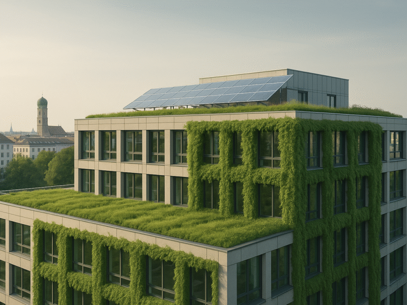 Energieeffizienz in der Bauwirtschaft: So profitieren Immobilienbesitzer in Bayern von Gebäudebegrünung und neuen gesetzlichen Anforderungen