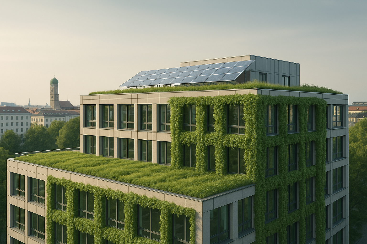 Energieeffizienz in der Bauwirtschaft: So profitieren Immobilienbesitzer in Bayern von Gebäudebegrünung und neuen gesetzlichen Anforderungen