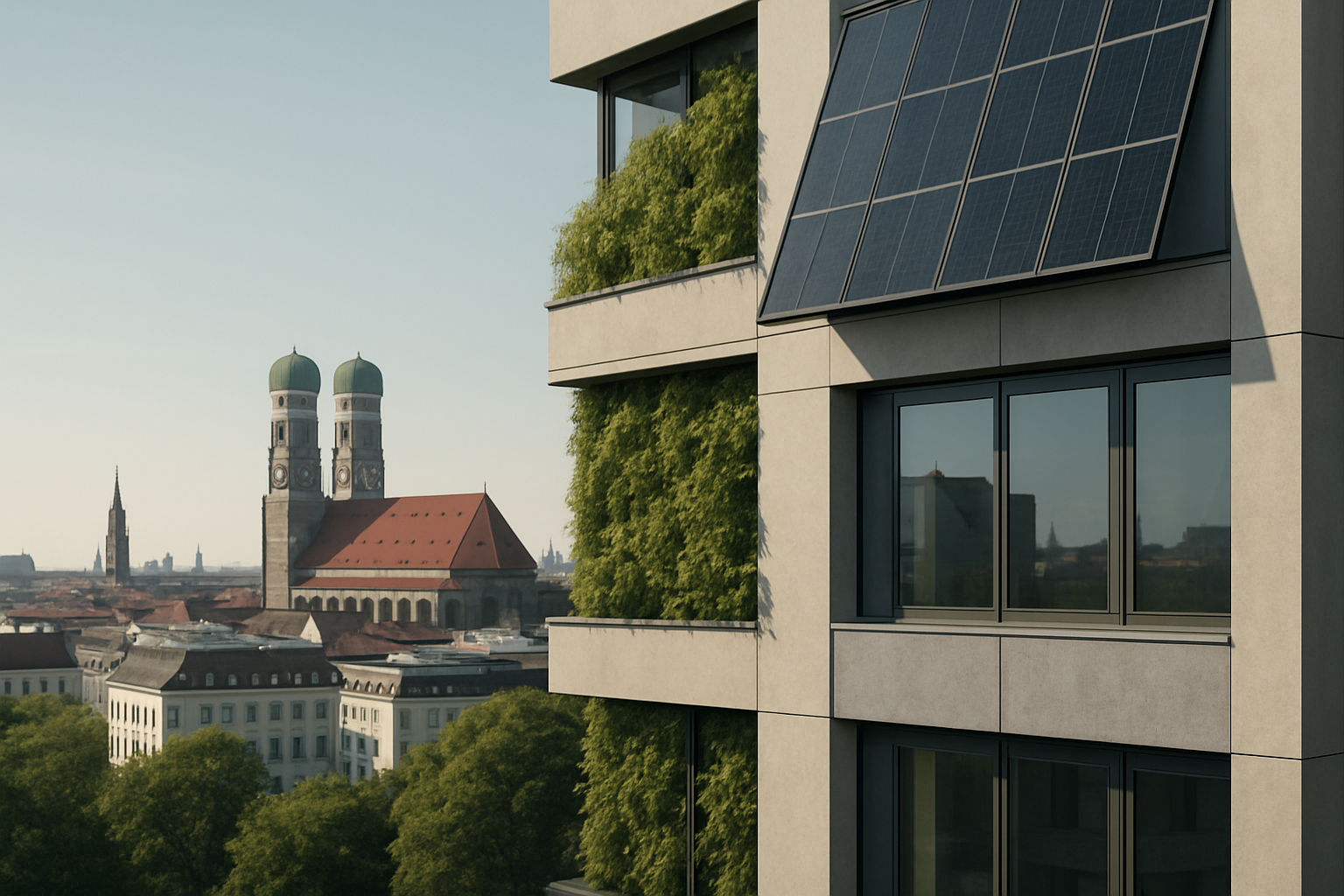 Fassadengestaltung in München: Wie neue Gesetze und innovative Materialien die Sanierungskosten senken und den Wert von Immobilien steigern können