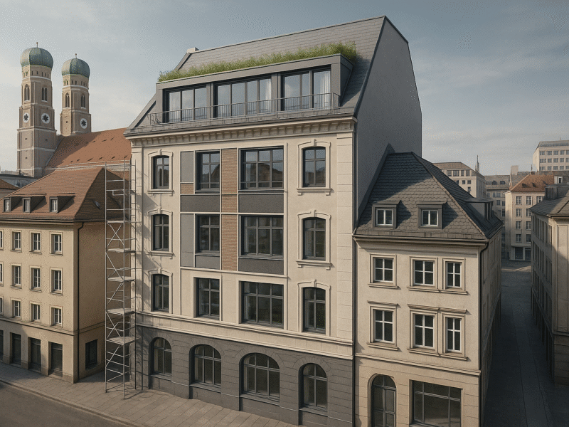Fassadensanierung in München: Aktuelle Vorschriften und Trends 2025 für Bauunternehmen und Investoren in Bayern