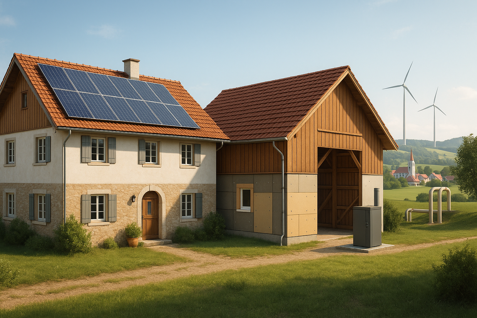 Fördermöglichkeiten 2024: Energetische Sanierung im ländlichen Raum Bayerns und die neuen Anforderungen des Gebäudeenergiegesetzes für Bauunternehmen und Kommunen